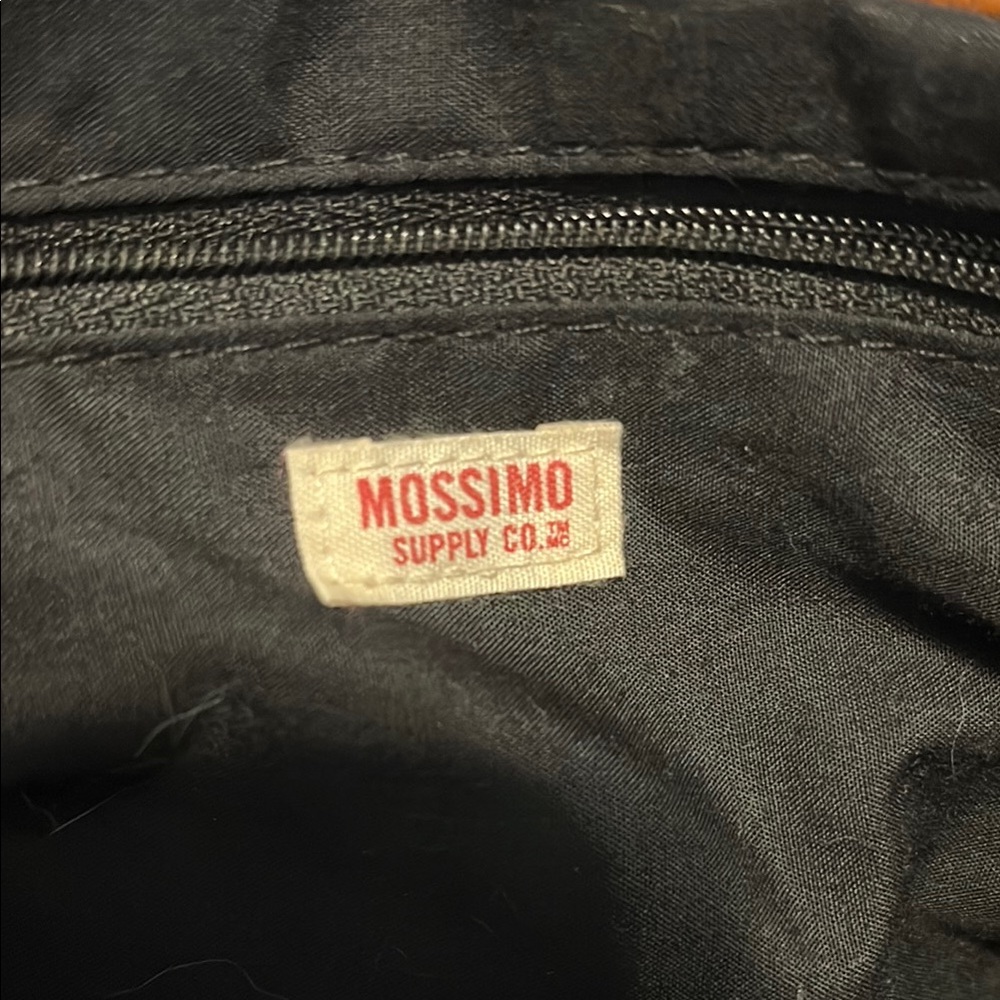 Mossimo Black Cream Geometric Aztec Canvas Backpack - Picture 2 of 7